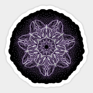 Symmetric Butterflies Sticker